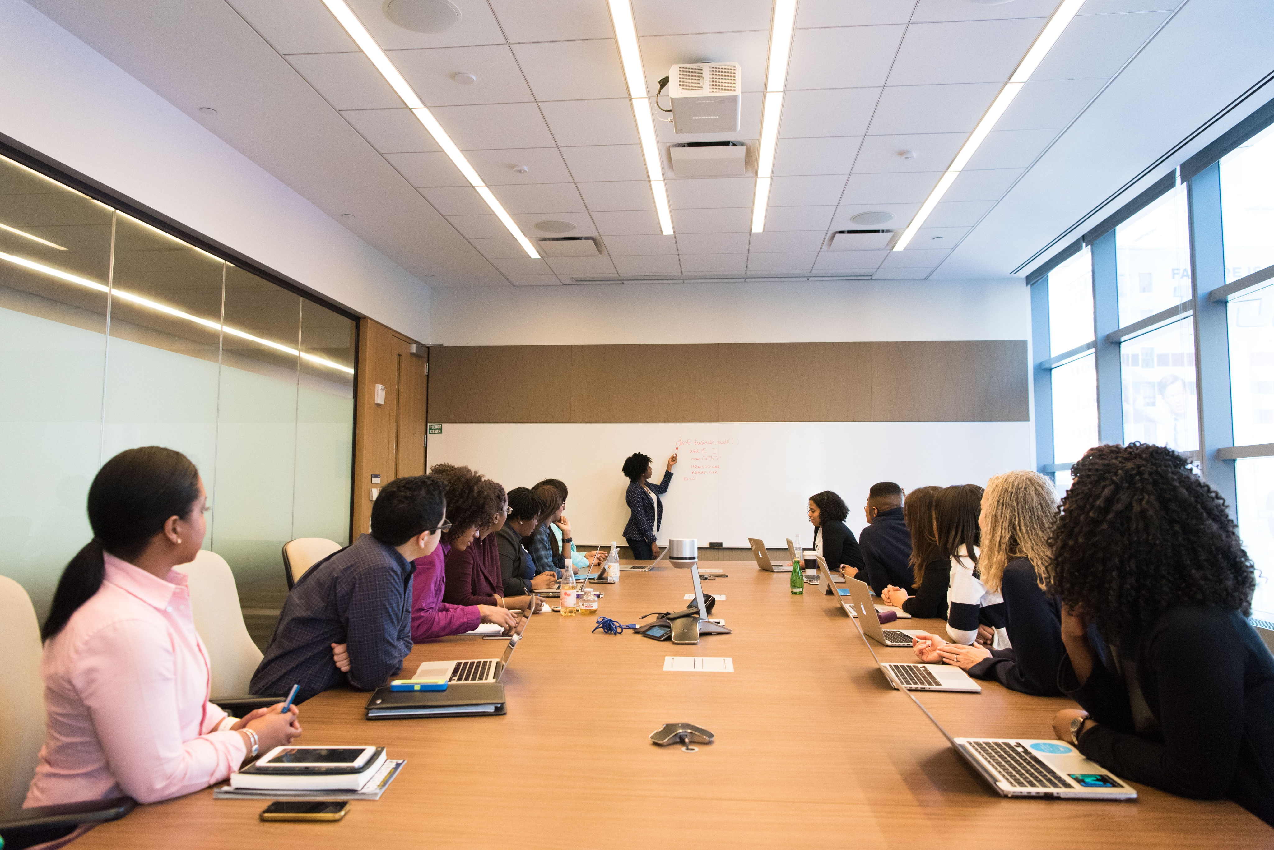 Team participating in a workplace planning meeting
